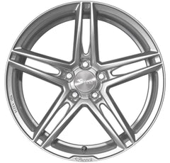 Brock / RC B33 Kristallsilber (KS) Alufelge 8.5x18 Zoll ET45 LK 5x108 ML72.6