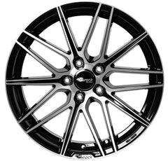 Brock / RC B34 Schwarz Glanz Voll Poliert (SGVP) Alufelge 7.5x17 Zoll ET35 LK 5x114.3 ML72.6