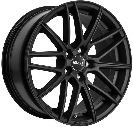 Brock / RC B34 Schwarz Klar Matt (SKM) Alufelge 8.5x19 Zoll ET38 LK 5x105 ML56.6 – Bild 2