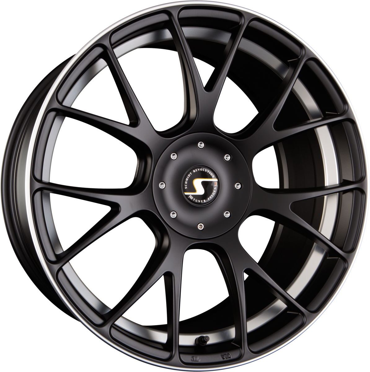 Schmidt REVOLUTION Gambit Satin Black Alufelge 9x21 Zoll ET25 LK 5x120 ML72.5 – Bild 3