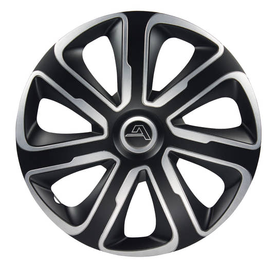 Alcar 4x Radzierblenden Livorno schwarz 16 Zoll