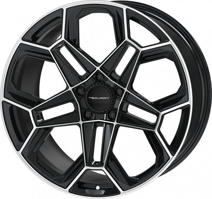 Proline Techart Daytona II black polished Alufelge 11.5x22 Zoll ET58 LK 5x130 ML71.5 – Bild 7