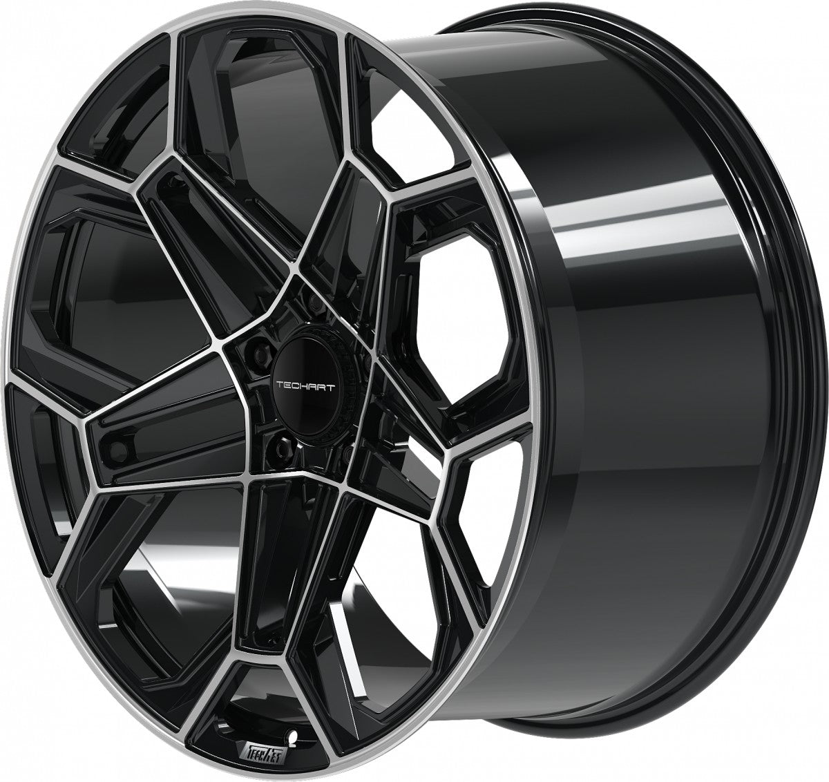 Proline Techart Daytona II black polished Alufelge 11.5x22 Zoll ET58 LK 5x130 ML71.5 – Bild 9