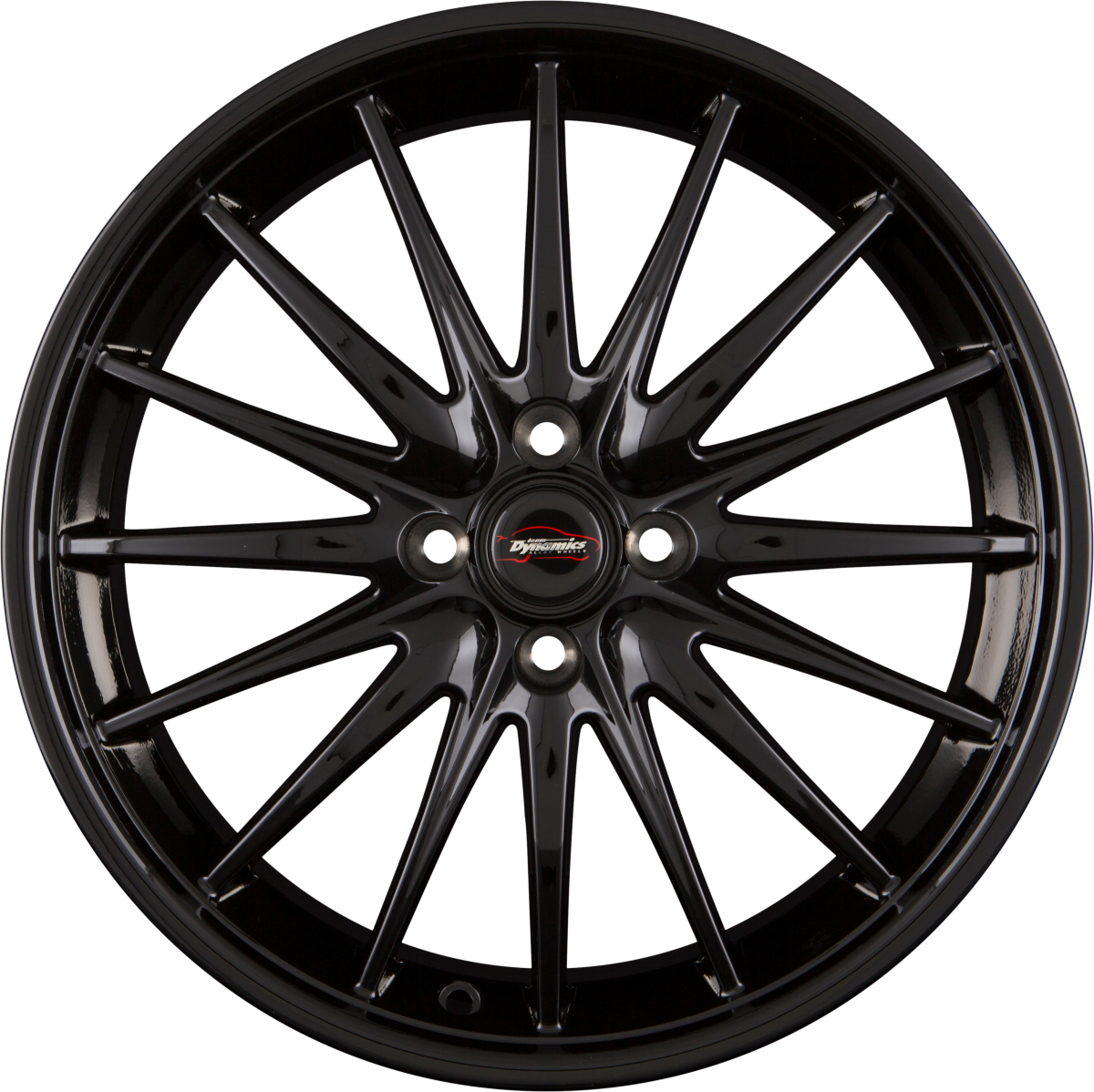 Team Dynamics Jet Gloss Black (4L) Alufelge 7x17 Zoll ET25 LK 4x98 ML58.1
