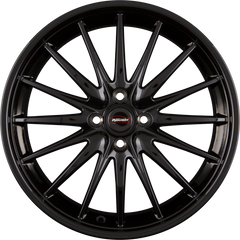Team Dynamics Jet Gloss Black (4L) Alufelge 7x17 Zoll ET25 LK 4x98 ML58.1