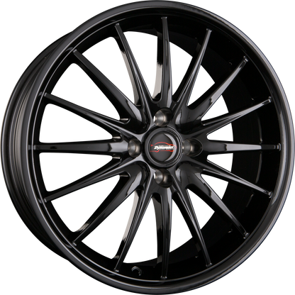 Team Dynamics Jet Gloss Black (4L) Alufelge 7x17 Zoll ET25 LK 4x98 ML58.1 – Bild 2