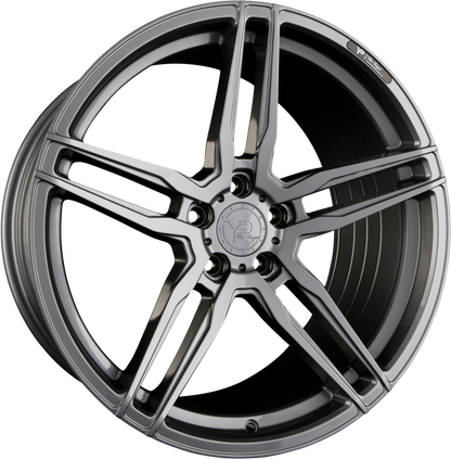Yido Performance YP-FF1 Gloss Gun Metal Alufelge 9.5x19 Zoll ET40 LK 5x120 ML72.6 – Bild 2