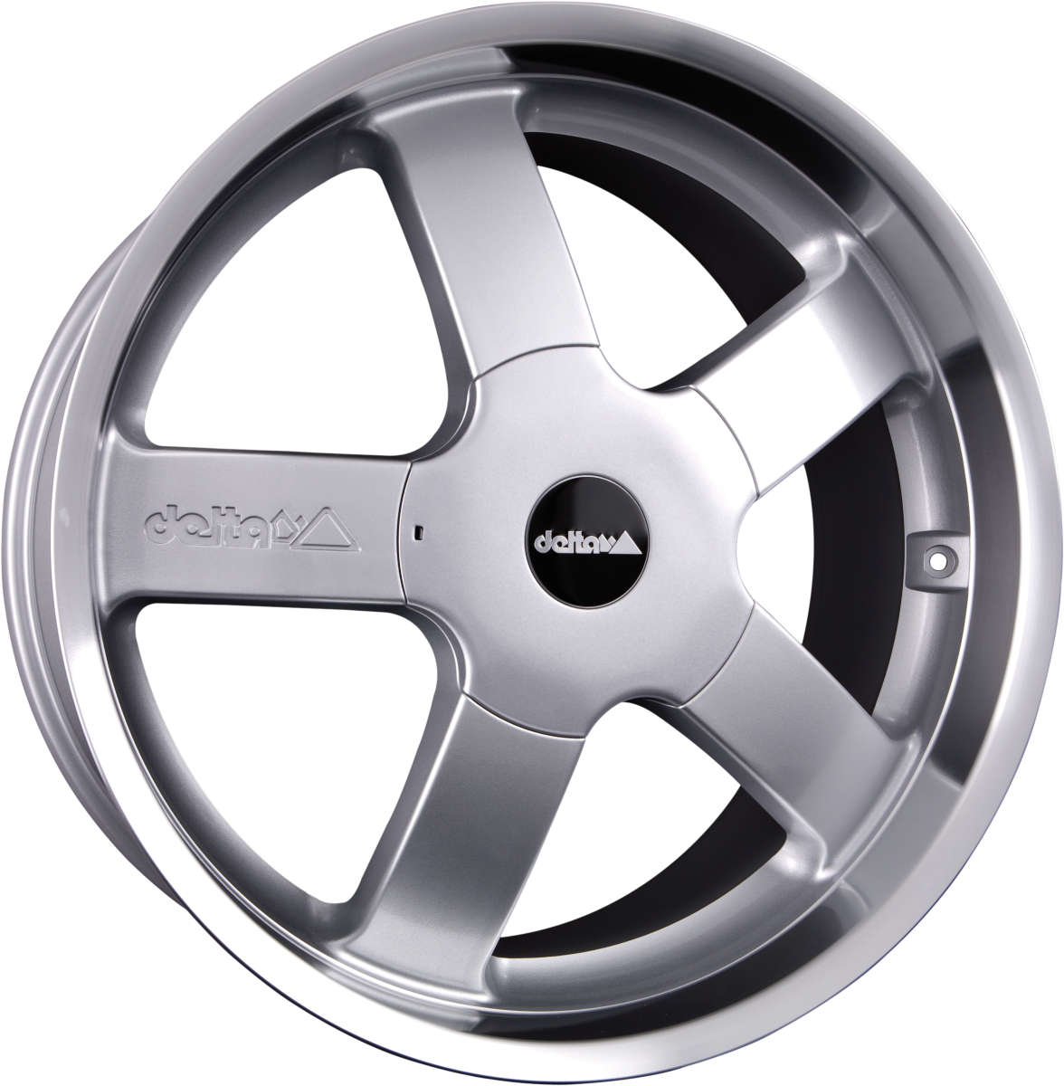 DELTA 4x4 Elements 4 Silber Hornpoliert Alufelge 11x23 Zoll ET58 LK 5x130 ML71.6 – Bild 2