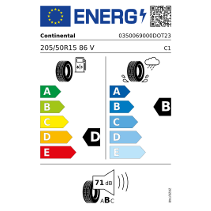 Continental Premiumcontact 2 DOT23 205/50 R15 86V Sommer DOT 23 – Bild 3