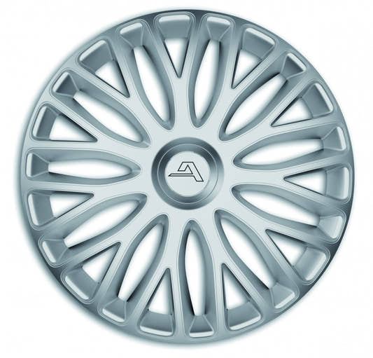 Alcar 4x Radzierblenden Milano silber 16 Zoll