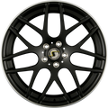 Schmidt REVOLUTION Gambit Satin Black Hornpoliert mit Softhorn Alufelge 9.5x22 Zoll ET38 LK 5x112 ML66.5