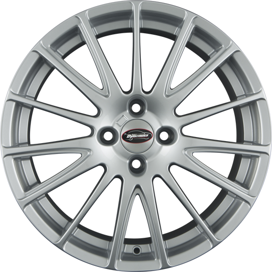 Team Dynamics Jet-GT Premium Silver Alufelge 7.5x18 Zoll ET35 LK 4x108 ML63.4