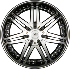 Status Alloy Game Gloss Black Machined Face Alufelge 8.5x20 Zoll ET35 LK 5x108 ML73.1