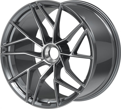 Proline Techart Formula VII Race grey polished Alufelge 12x21 Zoll ET42 LK 1x1 ML84 – Bild 8