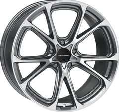 Proline Techart Formula VI grey polished Alufelge 11.5x22 Zoll ET59 LK 5x130 ML71.5