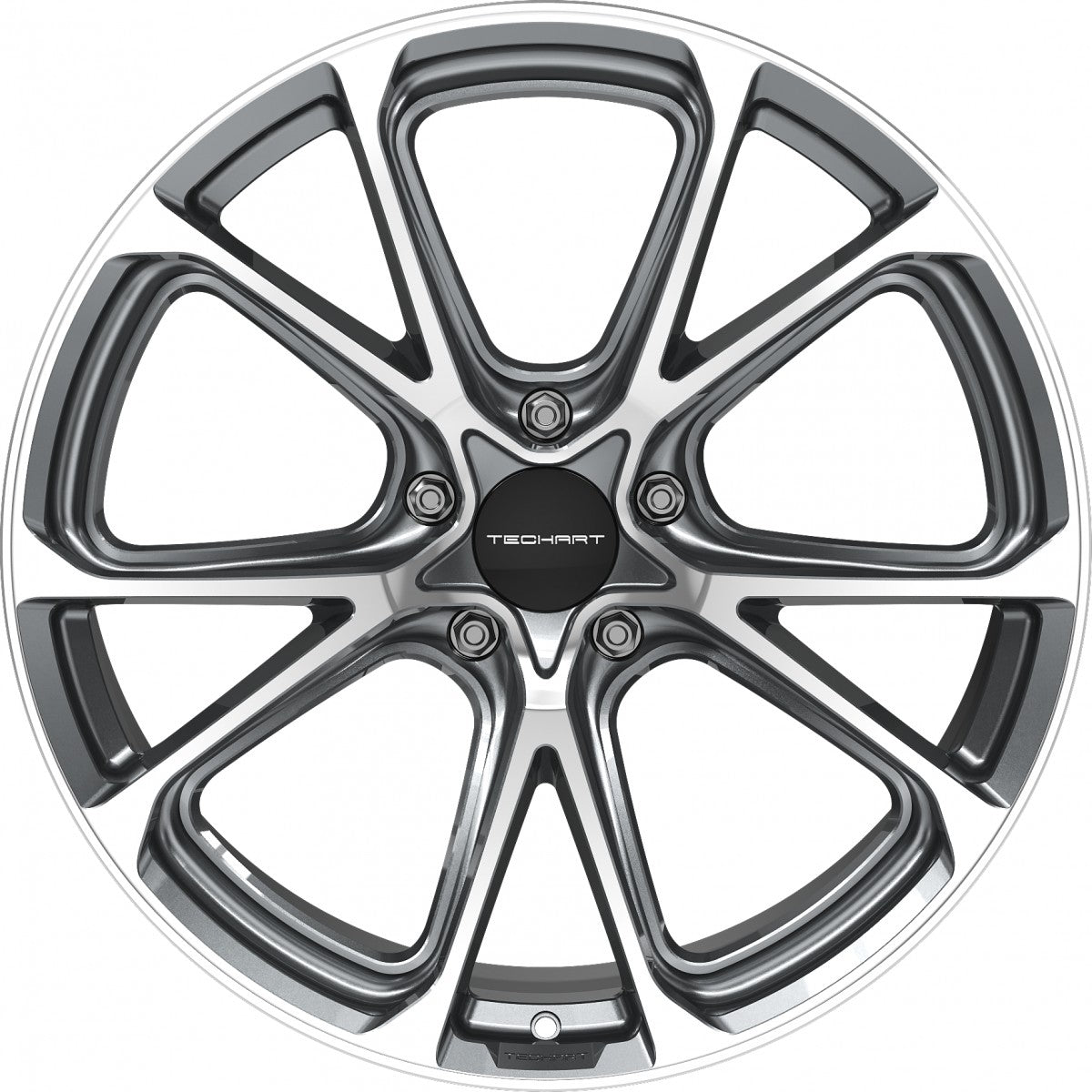 Proline Techart Formula VI grey polished Alufelge 11.5x22 Zoll ET59 LK 5x130 ML71.5 – Bild 2