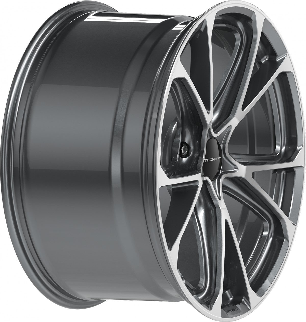 Proline Techart Formula VI grey polished Alufelge 11.5x22 Zoll ET59 LK 5x130 ML71.5 – Bild 5