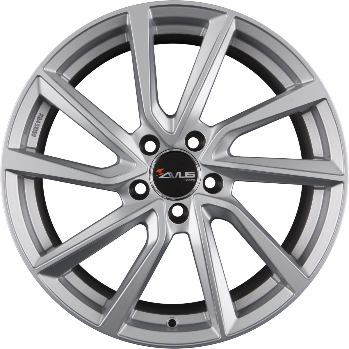 Avus Racing AC-518 Hyper Silver Alufelge 7x17 Zoll ET50 LK 5x108 ML73.1