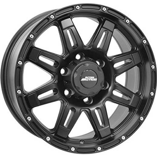 Inter Action Grabber schwarz matt Alufelge 8x17 Zoll ET25 LK 6x139 ML110.1