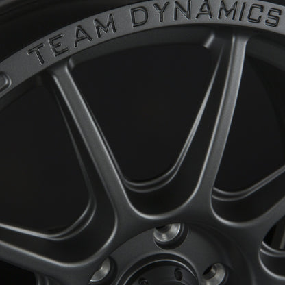Team Dynamics Pro Race LT Matt Graphit Alufelge 7x17 Zoll ET38 LK 4x100 ML73.1 – Bild 3