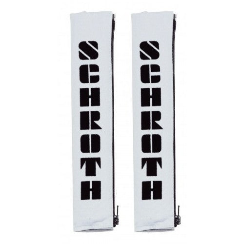 Schroth 2 Gurtpolster silber mit schwarzem Flock