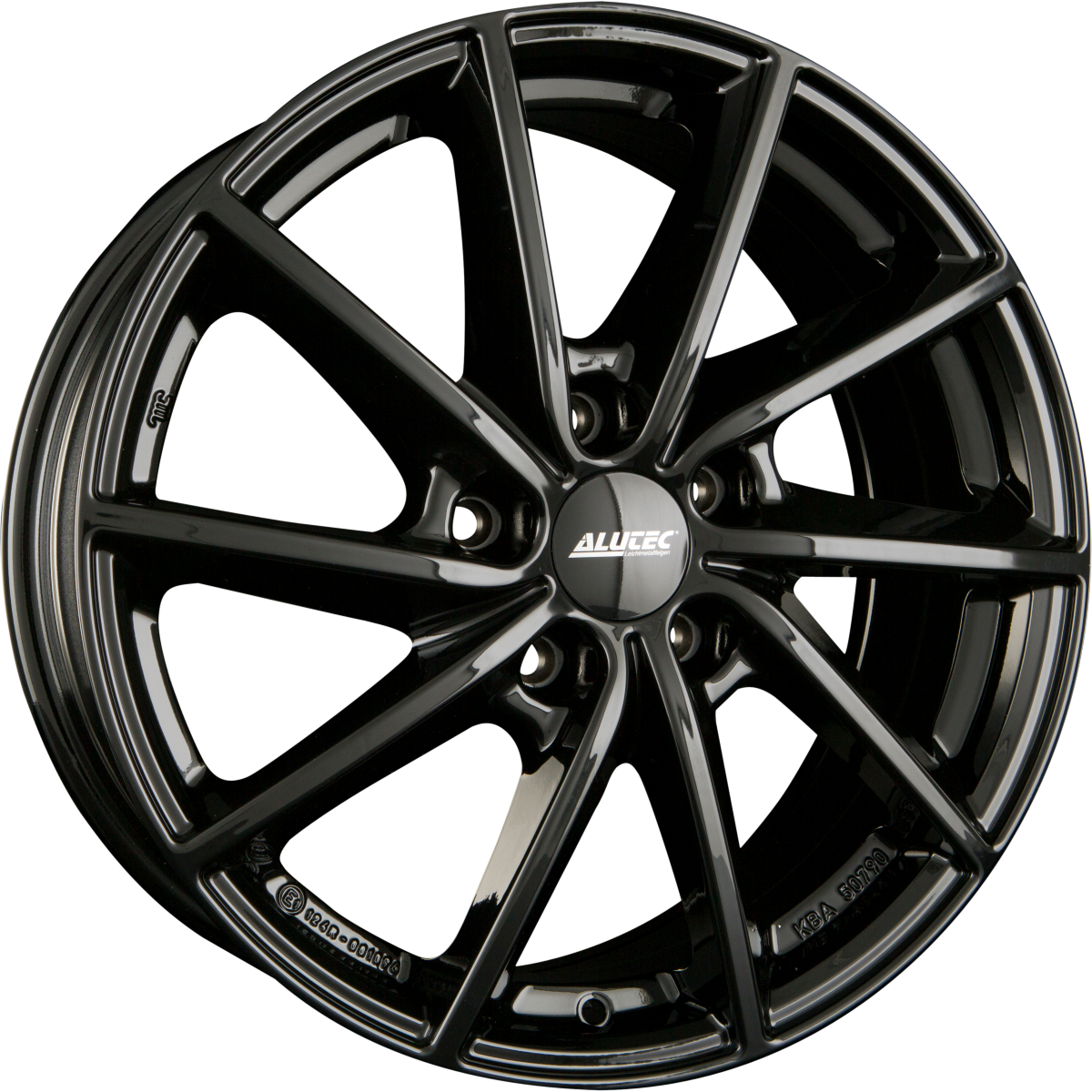 Alutec Singa Diamant-Schwarz Alufelge 7x17 Zoll ET55 LK 5x114.3 ML64.1 – Bild 2
