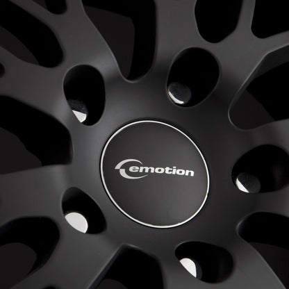 Emotion Wheels Wasabi Schwarz Matt mit Aussenring Poliert Alufelge 9.5x19 Zoll ET15 LK 5x120 ML72.6 – Bild 4