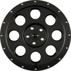DELTA 4x4 Klassik B Black - Schwarz Matt Alufelge 9x18 Zoll ET20 LK 5x120 ML65.1
