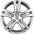 Mak Zenith Hyper Silver Alufelge 6.5x17 Zoll ET49 LK 4x100 ML54.1