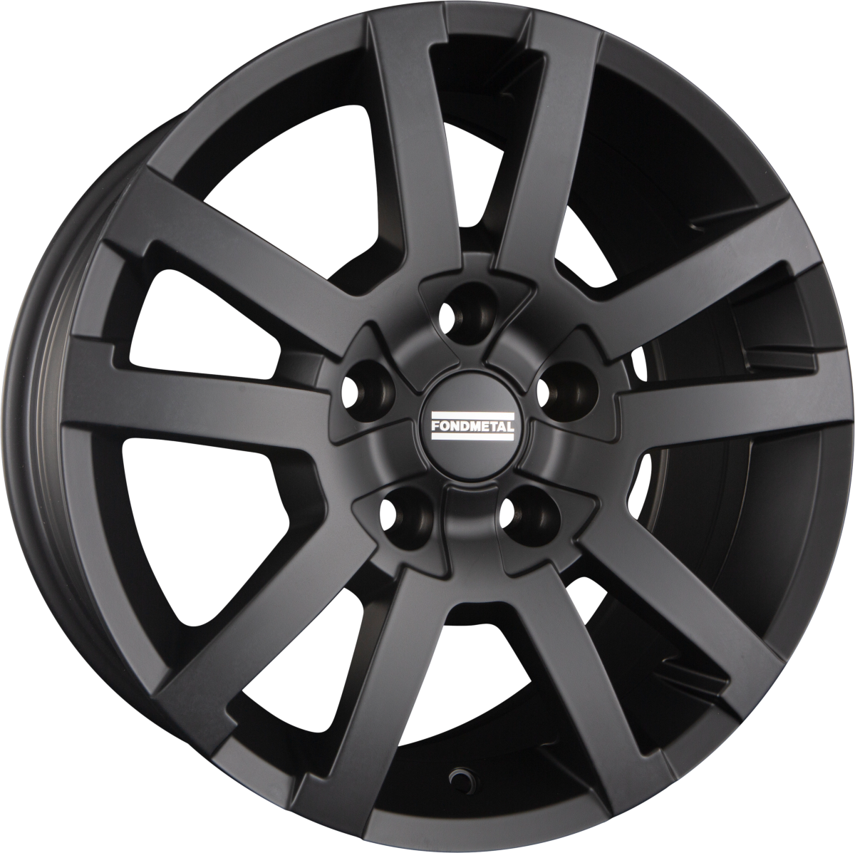 Fondmetal 7700-1 Matt Black Alufelge 8x17 Zoll ET38 LK 5x127 ML71.6 – Bild 2