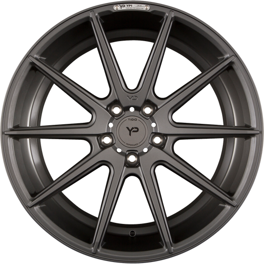 Yido Performance YP1 Talia Matt Titan Grau Alufelge 10x20 Zoll ET35 LK 5x112 ML66.6