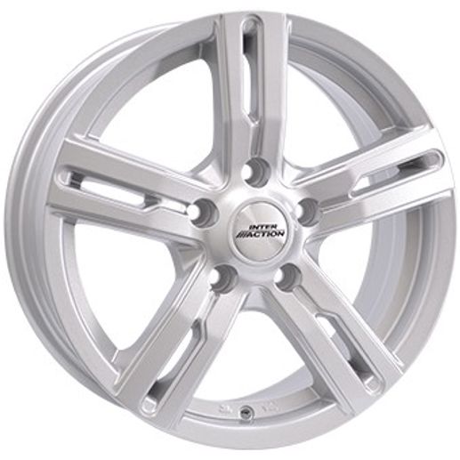 Inter Action Kargin silber Alufelge 6.5x16 Zoll ET45 LK 5x118 ML71.1