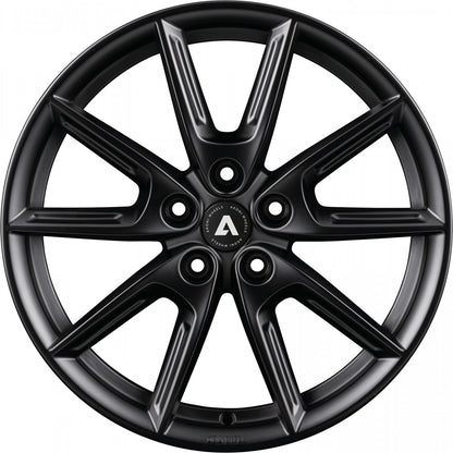 Akoni AK09 black matt Alufelge 8x18 Zoll ET44 LK 5x112 ML57.1 – Bild 2