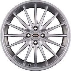 Team Dynamics Jet High Power Silver (4L) Alufelge 7x17 Zoll ET25 LK 4x98 ML58.1