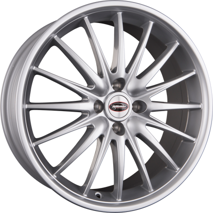 Team Dynamics Jet High Power Silver (4L) Alufelge 7x17 Zoll ET25 LK 4x98 ML58.1 – Bild 2