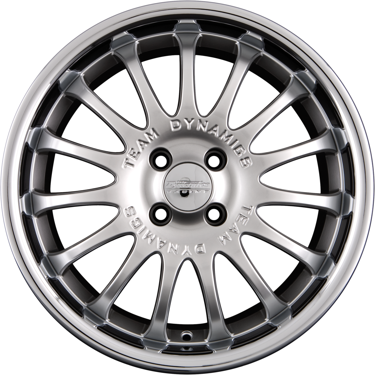 Team Dynamics Equinox High-Power Silver + Edelstahltiefbettring Alufelge 7.5x17 Zoll ET37 LK 4x100 ML73.1