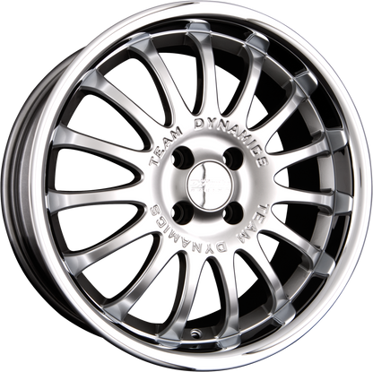 Team Dynamics Equinox High-Power Silver + Edelstahltiefbettring Alufelge 7.5x17 Zoll ET37 LK 4x100 ML73.1 – Bild 2