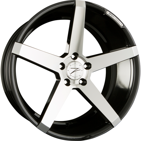 Z-Performance ZP6.1 Phantom Black Polish Alufelge 9.5x19 Zoll ET45 LK 5x112 ML66.6 – Bild 2