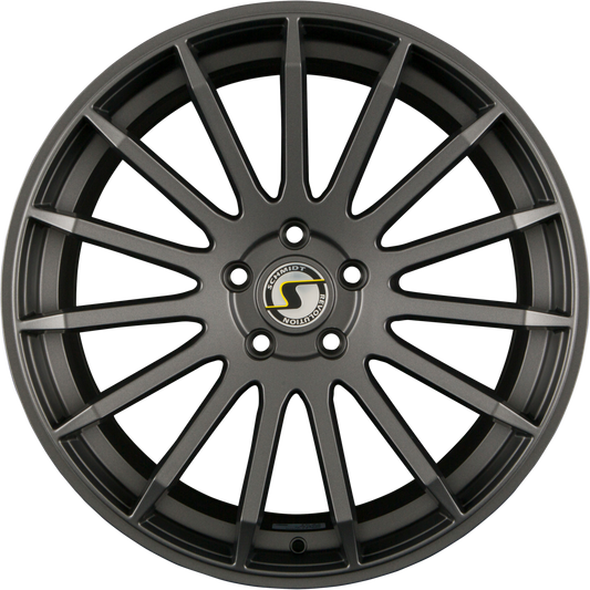 Schmidt REVOLUTION CC-Zerolip Titan Matt mit Softhorn Alufelge 8.5x19 Zoll ET45 LK 5x100 ML57.1