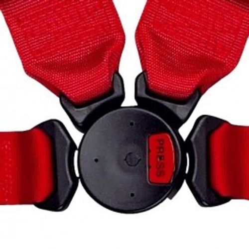 Schroth PROFI II-FE asm rot mit SCHROTH RACING Logo links mit Ausklinkbeschlag – Bild 4