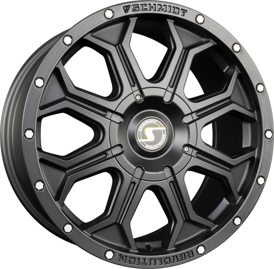 Schmidt REVOLUTION 18HDX Satin Black mit Softhorn Alufelge 8.5x18 Zoll ET45 LK 5x112 ML57.1 – Bild 2