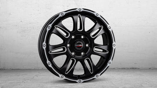 Borbet CW8 black rim window polished matt Alufelge 8x18 Zoll ET50 LK 5x118 ML71.1