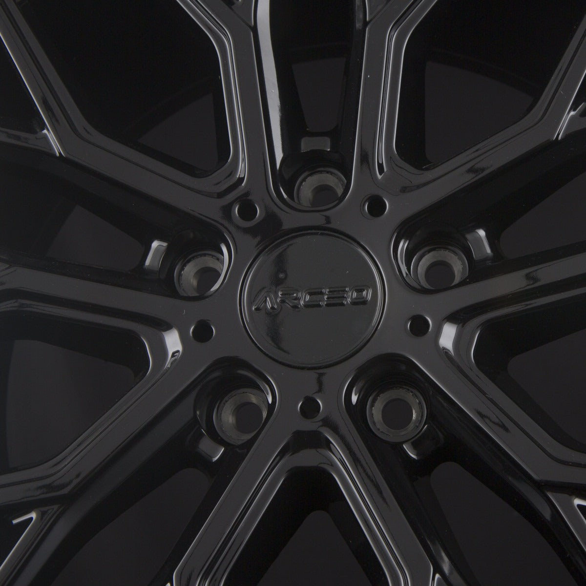 Arceo Wheels Valencia Glossy Black Alufelge 8x18 Zoll ET45 LK 5x100 ML57.1 – Bild 4