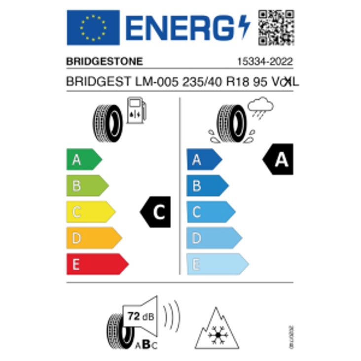 Bridgestone Blizzak LM-005 235/40 R18 95V Winter DOT 2022 – Bild 2