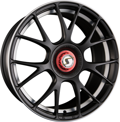 Schmidt REVOLUTION Gambit Satin Black mit Centerlock Deckel Alufelge 8.5x19 Zoll ET29 LK 5x112 ML66.5 – Bild 2