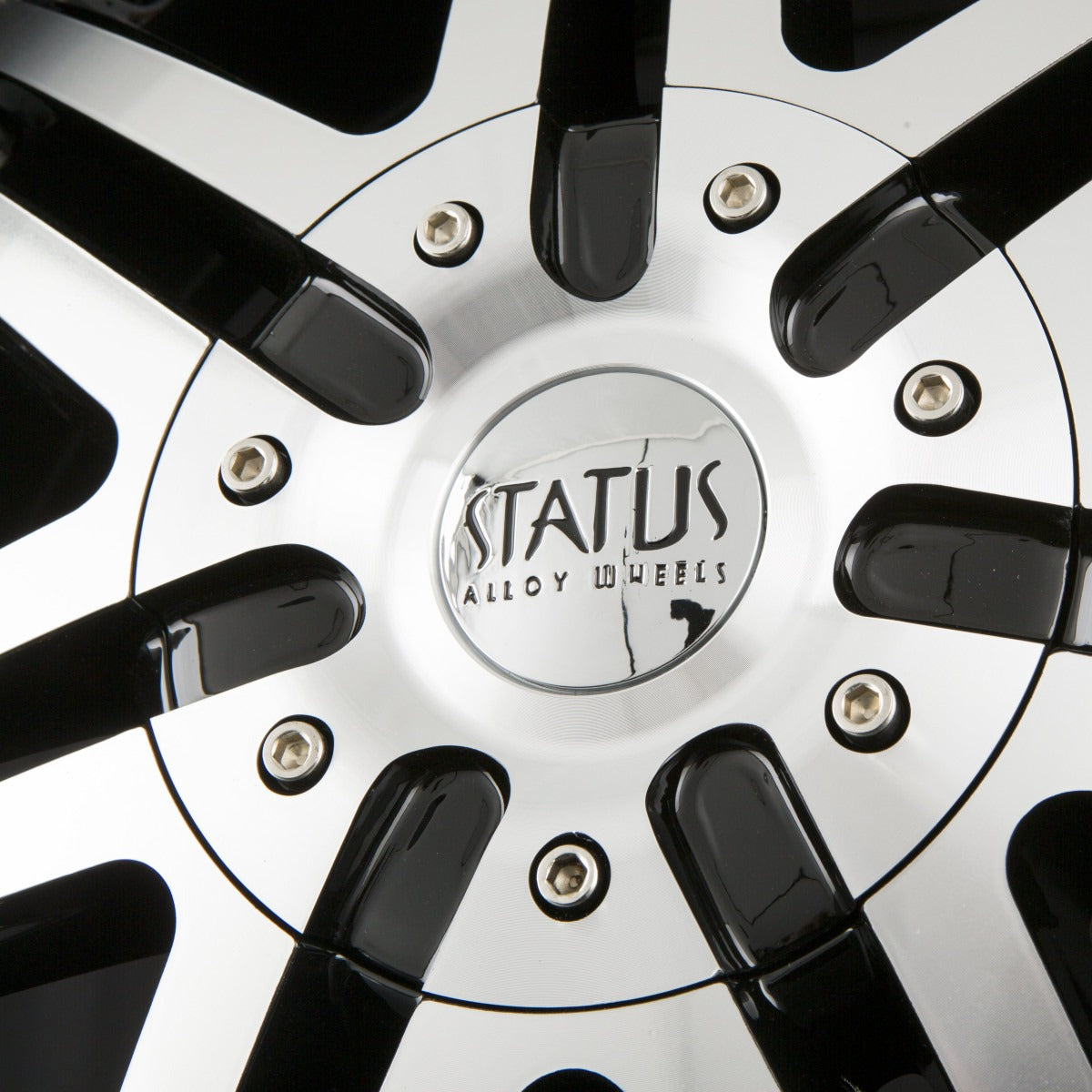 Status Alloy Game Gloss Black Machined Face Alufelge 8.5x20 Zoll ET35 LK 5x118 ML73.1 – Bild 4