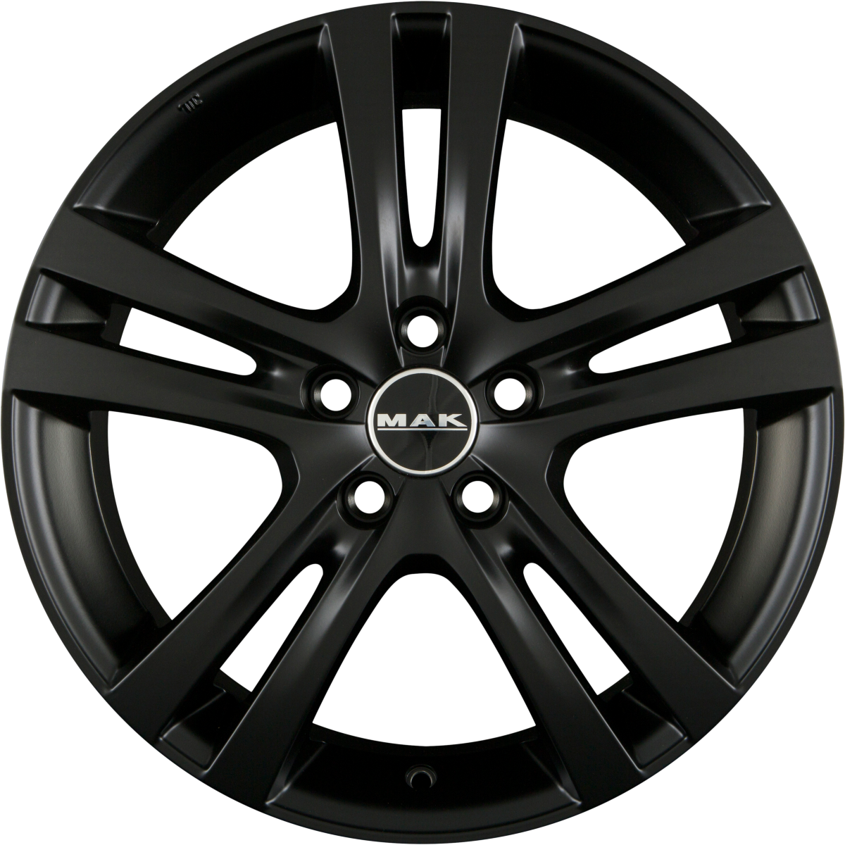 Mak Zenith Matt Black Alufelge 6.5x17 Zoll ET49 LK 4x100 ML54.1