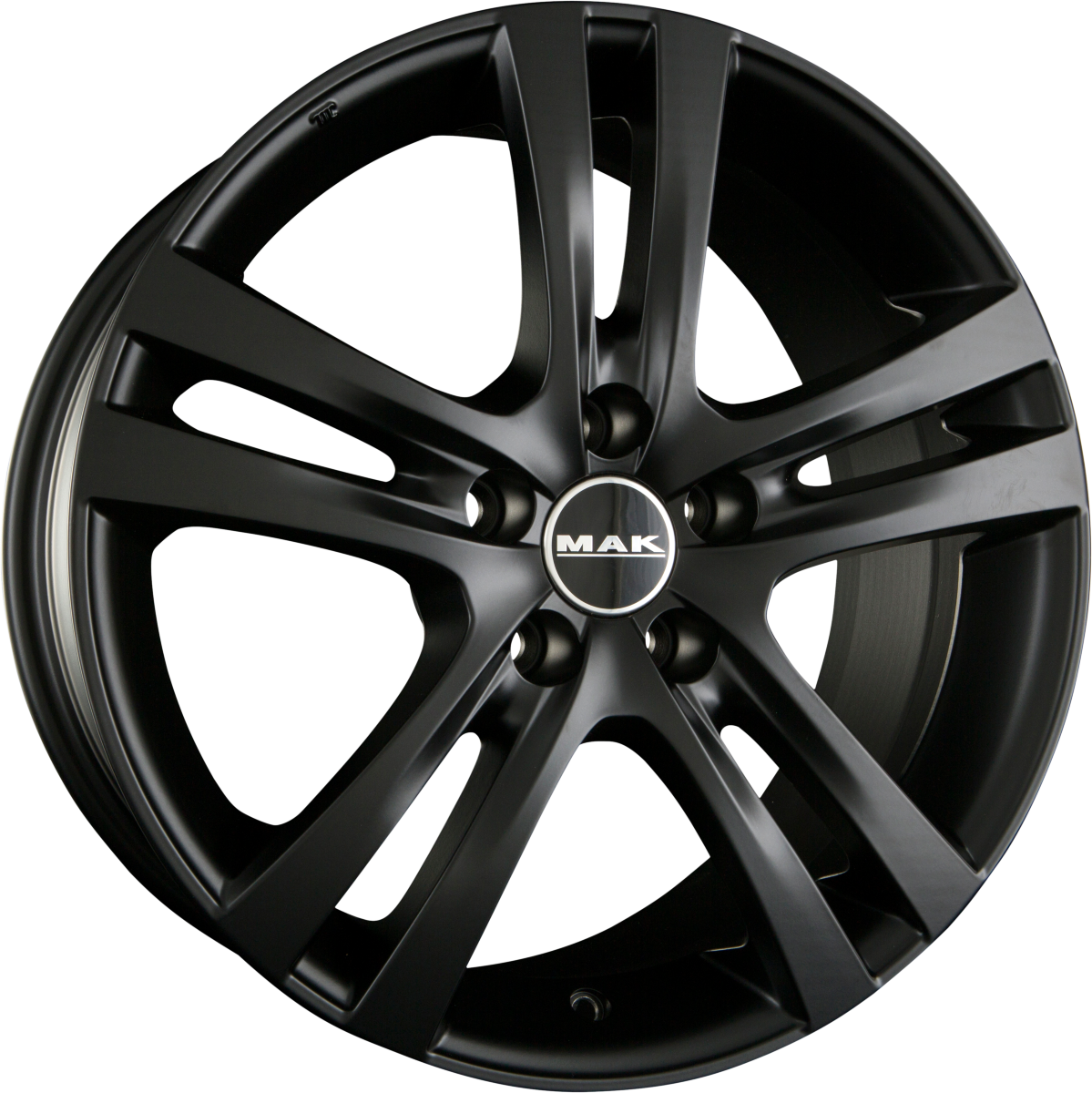 Mak Zenith Matt Black Alufelge 6.5x17 Zoll ET49 LK 4x100 ML54.1 – Bild 2