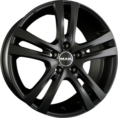Mak Zenith Matt Black Alufelge 6.5x17 Zoll ET49 LK 4x100 ML54.1 – Bild 2