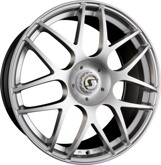 Schmidt REVOLUTION Gambit Highgloss Silber mit Centerlock Deckel Alufelge 9x21 Zoll ET32 LK 5x120 ML74.1 – Bild 2